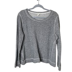 Eileen Fisher 100% Organic Cotton CrewNeck Sweater Size L